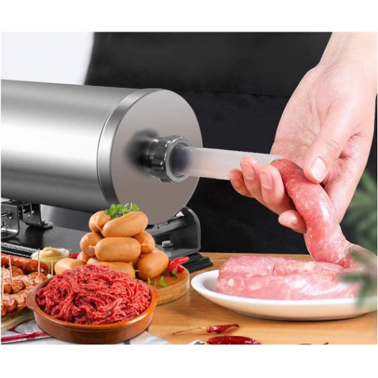 Masina carnati ORIZONTALA , 5.5 KG,  5 palnii incluse{10,17,21,25,29} Craft-tec MX130